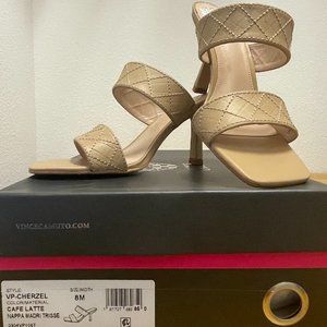 Brand New Vince Camuto Cherzel Sandal, Nude Size 8